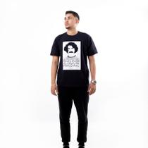 Camiseta Belchior Amar e Mudar Camisa Estampada Unissex Básica