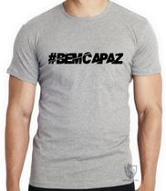 Camiseta Bem capaz Blusa criança infantil juvenil adulto camisa todos tamanhos Camiseta Bem capaz Blusa criança infantil juvenil adulto camisa todos tamanhos