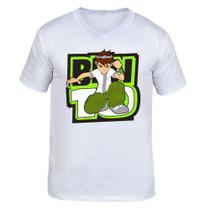 Camiseta Ben 10 Forças Alienígenas Desenho Adulto 100% Algodão Camiseta Ben 10 Forças Alienígenas Desenho Adulto 100% Algodão