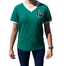 Camiseta Betel Sport Palmeiras Retro 1951 Feminina - Verde