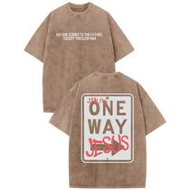 Camiseta BeWithYou Christian Jesus Faith para café masculino Camiseta BeWithYou Christian Jesus Faith para café masculino