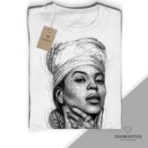 Camiseta Beyonce baby look e unissex MALHA COM Camiseta Beyonce baby look e unissex MALHA COM