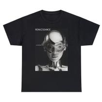 Camiseta Beyonce Cantora Robot Camisa Unissex Algodão Camiseta Beyonce Cantora Robot Camisa Unissex Algodão