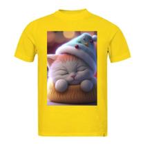 Camiseta Bichinhos Carinhosos Gatinho Fornecedor M&M Presentes Personalizados