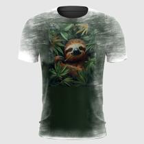 Camiseta Bicho Preguiça Fumando