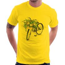 Camiseta Bicicleta Cesto de Flores - Foca na Moda