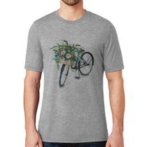 Camiseta Bicicleta Cesto de Flores - Foca na Moda