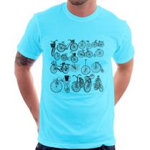 Camiseta Bicicletas antigas - Foca na Moda