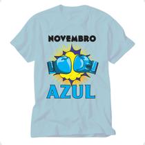 Camiseta bigode novembro azul blusa campanha prevenção