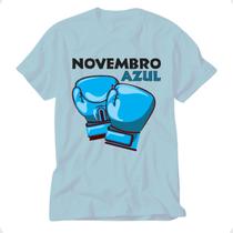 Camiseta bigode novembro azul blusa campanha prevenção