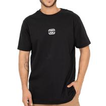 Camiseta Billabong Bracket Wave SM26 Masculina Preto Camiseta Billabong Bracket Wave SM26 Masculina Preto