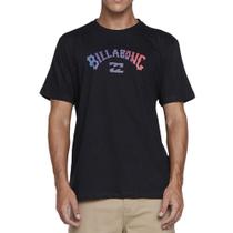 Camiseta Billabong Gradient Arch SM25 Masculina Preto