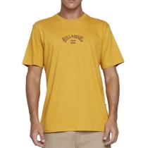 Camiseta Billabong Mid Arch Color SM25 Masculina Mostarda