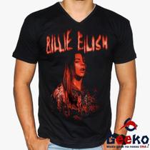 Camiseta Billie Eilish 100% Algodão Geeko