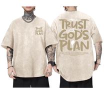 Camiseta BINTEHGS God Christian para homens Camiseta Jesus Faith Camiseta BINTEHGS God Christian para homens Camiseta Jesus Faith