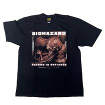Camiseta Biohazard Reborn in Blusa Banda de Rock Adulto Unissex E1179 Camiseta Biohazard Reborn in Blusa Banda de Rock Adulto Unissex E1179