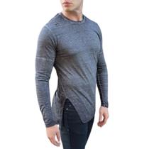 Camiseta Biotwo Manga Longa Chumbo Camiseta Biotwo Manga Longa Chumbo