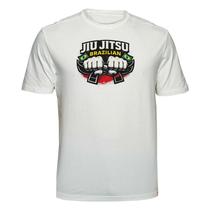 Camiseta BJJ Brazilian Jiu Jitsu MMA Martial Art ref 2296 Tamanho:PCor:Branca
