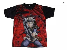 Camiseta Black Clover Blusa Adulto Unissex Anime A088 BM