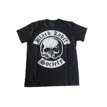 Camiseta Black Label Society Preta Logo Caveira BO235 RCH Camiseta Black Label Society Preta Logo Caveira BO235 RCH
