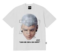 Camiseta Black Nine Cada Um Com a Sua Sorte - Branca - B91113 Camiseta Black Nine Cada Um Com a Sua Sorte - Branca - B91113