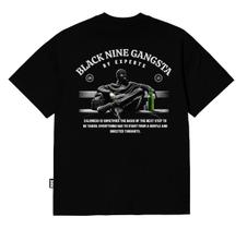 Camiseta Black Nine Gangsta Calmness - Preta -B91144 Camiseta Black Nine Gangsta Calmness - Preta -B91144