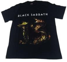 Camiseta Black Sabbath 13 Ozzy Preta Banda De Rock Bo397 BRC