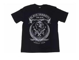 Camiseta Black Sabbath Blusa Adulto Unissex Banda de Rock Hcd417 BM Camiseta Black Sabbath Blusa Adulto Unissex Banda de Rock Hcd417 BM