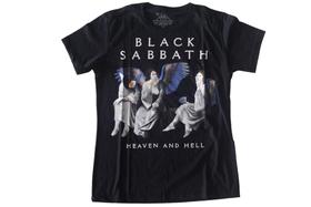 Camiseta Black Sabbath Heaven And Hell Blusa Adulto Unissex Banda de Rock Bo282 BM Camiseta Black Sabbath Heaven And Hell Blusa Adulto Unissex Banda de Rock Bo282 BM