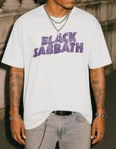 Camiseta Black Sabbath Oversized Banda Vintage Moda Grunge Camiseta Black Sabbath Oversized Banda Vintage Moda Grunge