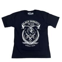 Camiseta Black Sabbath The End Blusa Adulto Unissex Banda de Rock Mr330 BM