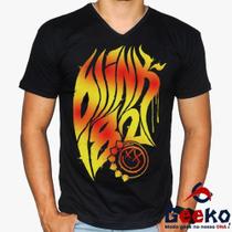 Camiseta Blink 182 100% Algodão Rock- Geeko