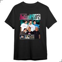 Camiseta Blink 182 Lolla Show Brasil 2024 Banda Rock Vintage
