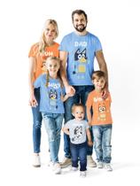 Camiseta Bluey Muffin Toddler Boys 4T de manga curta azul Camiseta Bluey Muffin Toddler Boys 4T de manga curta azul