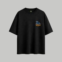 Camiseta Blunt Oversized Copa Do Mundo Preta Cor:PretoTamanho:M