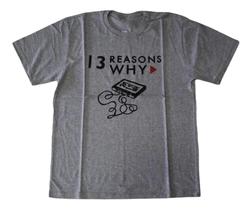 Camiseta Blusa Adulto 13 Reasons Why 13 Porques Fire2185 BM