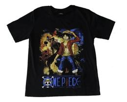 Camiseta Blusa Adulto Anime One Piece Luffy Hcd443 Camiseta Blusa Adulto Anime One Piece Luffy Hcd443