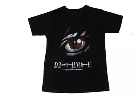 Camiseta Blusa Adulto Unissex Anime Death Note Preto EPI324 EPI099 BM