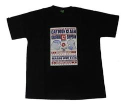 Camiseta Blusa Adulto Unissex Os Simpsons vs Family Guy Hommer Peter Fl4212 BM