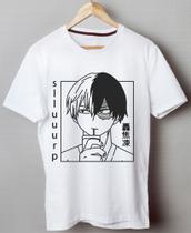 Camiseta Blusa Camisa Shoto Todoroki Anime Boku No Hero