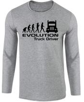 Camiseta blusa de frio manga longa Motorista caminhão caminhoneiro Camiseta blusa de frio manga longa Motorista caminhão caminhoneiro