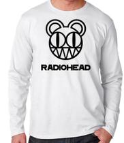 Camiseta blusa de frio manga longa Radiohead creep banda rock Camiseta blusa de frio manga longa Radiohead creep banda rock