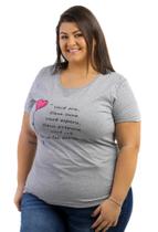 Camiseta Blusa Feminina Plus Size - C&C Modas e Confecções