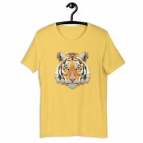 Camiseta Blusa Feminina Tigre Geométrico