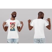 Camiseta blusa madonna unissex algodão turne