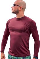 Camiseta Blusa Masculina Térmica Proteção Praia Pele Uv 50+