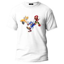 Camiseta Blusa Sonic Game Novidade Top