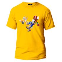 Camiseta Blusa Sonic Game Novidade Top