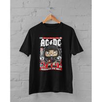 Camiseta Blusa T-shirt Rock Acdc Funko Pop Camiseta Blusa T-shirt Rock Acdc Funko Pop