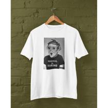 Camiseta Blusa T-shirt Rock Foto Normal Is Boring